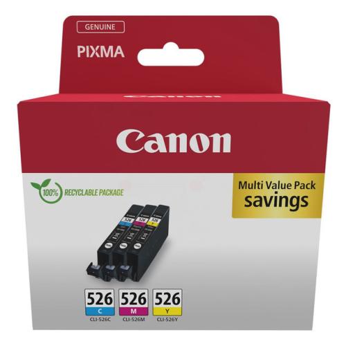 Canon Bläckpatron cyan / magenta / gul (4541B019 / CLI526) (multipack)