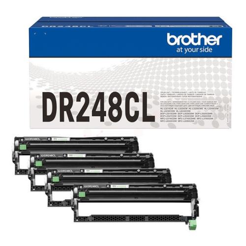 Brother Trumma svart / cyan / magenta / gul (DR248CL) (value pack)