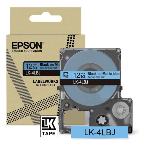Epson Etiketter svart / blå (C53S672080 / LK4LBJ)