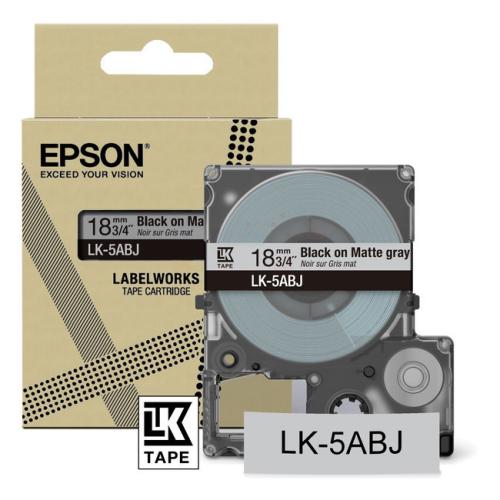 Epson Etiketter svart / grå (C53S672087 / LK5ABJ)