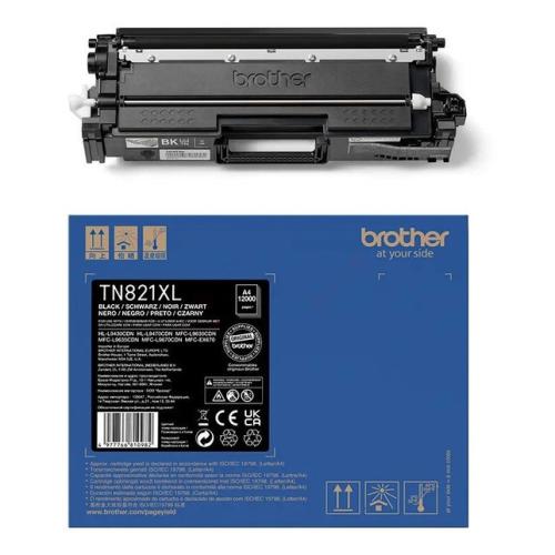 Brother Toner svart (TN821XLBK)