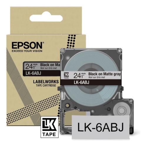 Epson Etiketter svart / grå (C53S672088 / LK6ABJ)