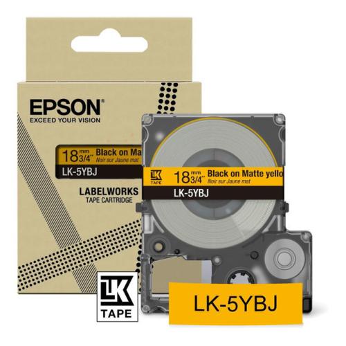 Epson Etiketter svart / gul (C53S672075 / LK5YBJ)