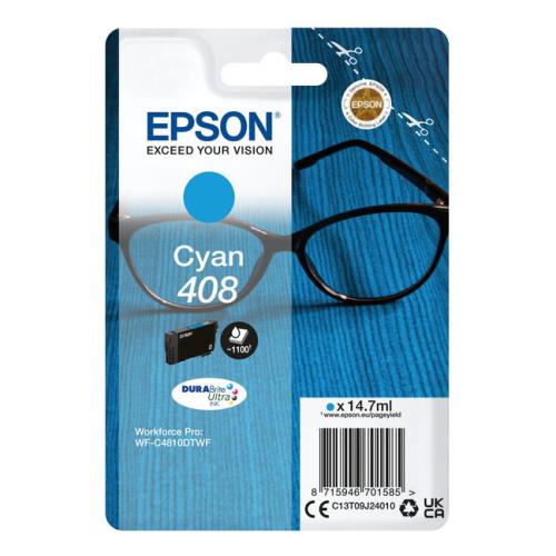 Epson Bläckpatron cyan (C13T09J24010 / 408)