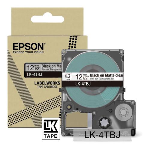 Epson Etiketter svart / genomskinlig (C53S672065 / LK4TBJ)