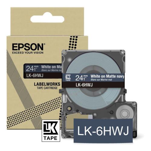 Epson Etiketter blå / vit (C53S672086 / LK6HWJ)