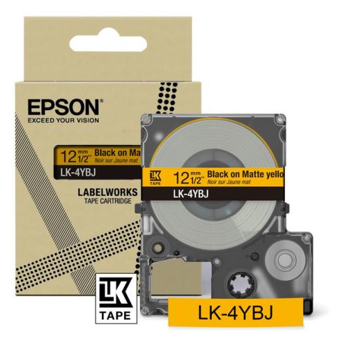 Epson Etiketter svart / gul (C53S672074 / LK4YBJ)