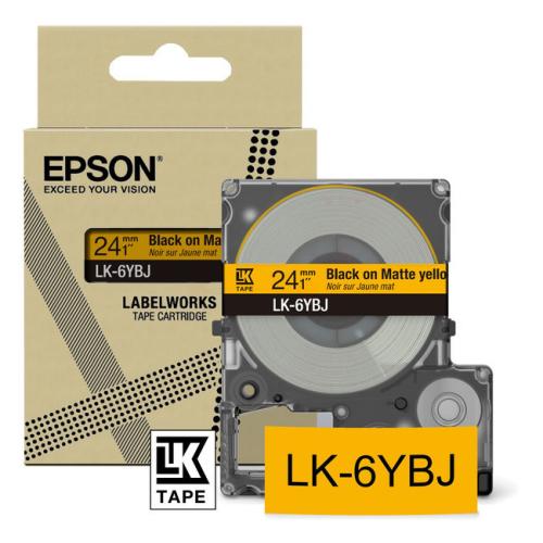 Epson Etiketter svart / gul (C53S672076 / LK6YBJ)