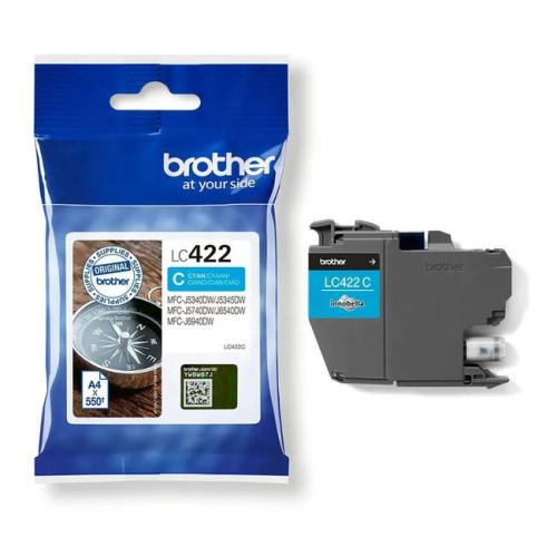 Brother Bläckpatron cyan (LC422C)