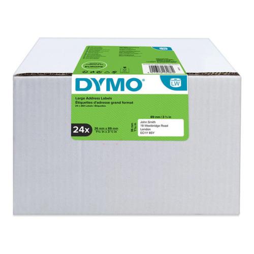 Dymo Etiketter vit (13187 / S0722390)