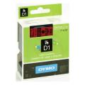 Dymo Etiketter svart på röd (53717 / S0720970), 24mm, laminated