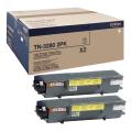 Brother Toner svart (TN32802PK / TN3280TWIN) (Tvåpack)