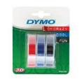 Dymo Präglingsband svart / röd / blå (S0847750)