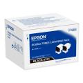 Epson Toner svart (C13S050751 / 0751) (Tvåpack)