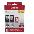 Canon Bläckpatron / Fotopapper svart / färg (3712C008 / PG560XL+CL561XL) (Tvåpack, multipack)
