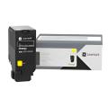 Lexmark Toner gul (81C0X40 / 081C0X40) (hög kapacitet)