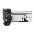 Lexmark Toner cyan (81C0X20 / 081C0X20) (hög kapacitet)