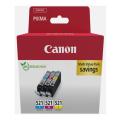 Canon Bläckpatron cyan / magenta / gul (2934B016 / CLI521) (multipack)