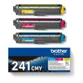 Brother Toner cyan / magenta / gul (TN241CMY) (multipack)